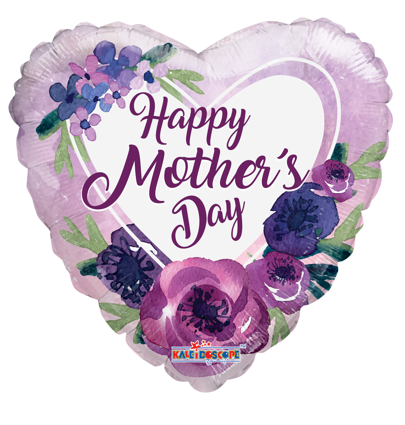 happy mothers day purple flowers